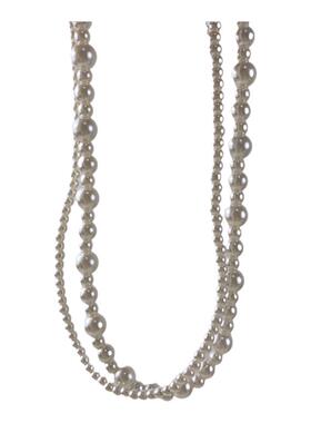 多层珍珠项链女高级感叠戴锁骨链