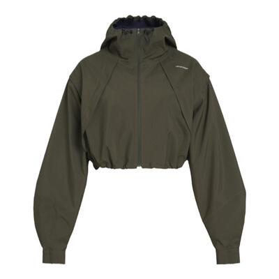 短款立领运动外套可拆卸袖筒