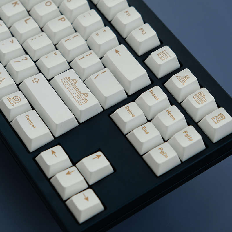 星尘外设  文明135键PBT原厂高度热升华机械键盘个性创意键帽