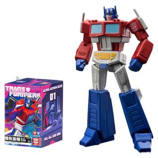 奥迪双钻变形金刚AAE系列盲盒第一弹可动人偶模型擎天柱男孩玩具