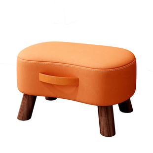 家用矮凳小凳子入户换鞋凳加厚猫抓皮矮凳子客厅沙发凳子久坐舒适