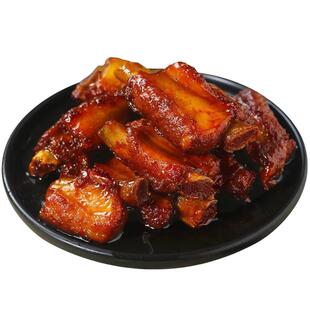 H红烧排骨10袋糖醋排骨熟食真空包装开袋即食酱排骨卤味糕点零食