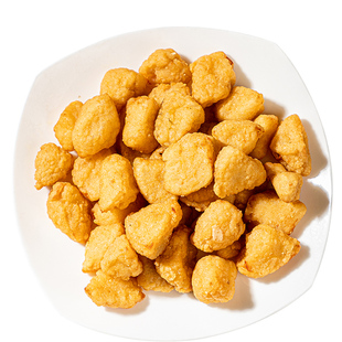 盐酥杏鲍菇整箱三统万福油炸小吃半成品食材快餐酒店宴席特色点心