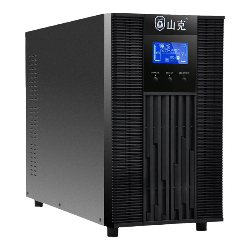 山克在线式ups220v不间断电源2KVA/1600W机房服务器SC2KS 8H套餐