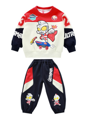 奥特曼衣服男童秋季套装儿童卫衣