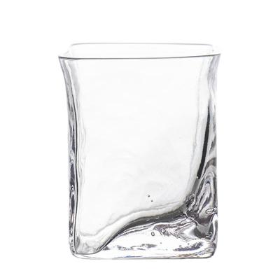 水晶玻璃杯锤纹气泡dirty咖啡杯