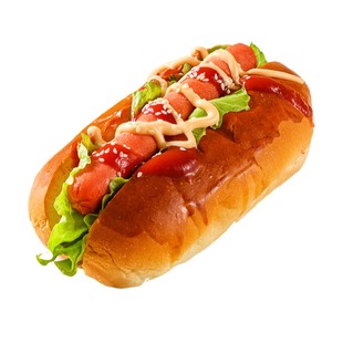 美式热狗面包胚商用家用专用大号全麦热狗胚子汉堡胚子早餐半成品