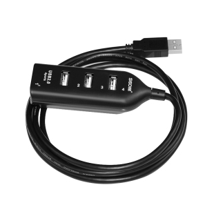 斯格 电脑usb分线器多接口2.0高速集线器一拖四笔记本扩展器笔记本usb3.0拓展器HUB 多功能转换器1.5米10米