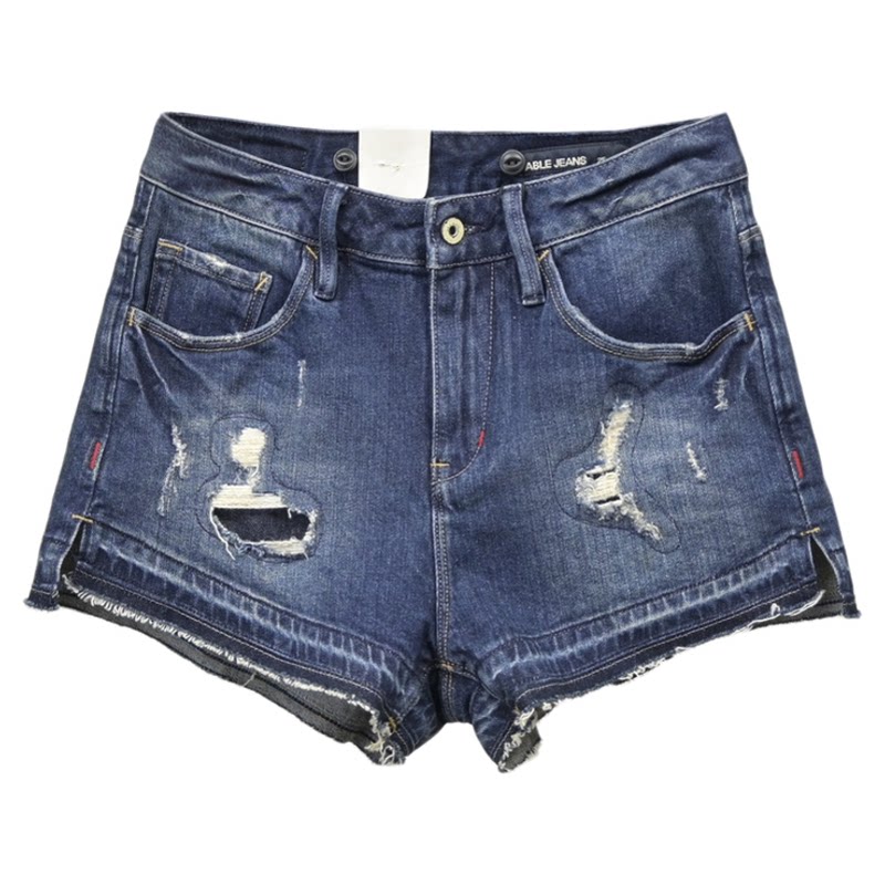 ABLE,JEANS牛仔裤破洞夏季热裤