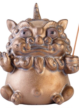 陶瓷貔貅香插线香薰炉