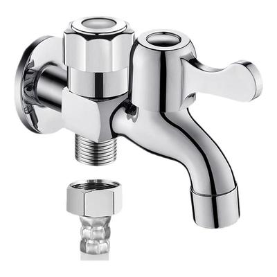 三通双控6四4分螺纹一进二