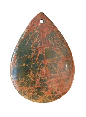 天然马眼形异象玉石饰品水滴吊坠