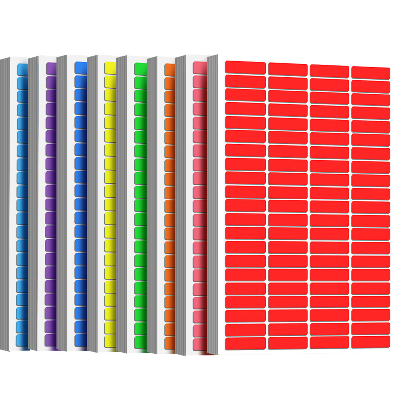 彩色不干胶标签贴！作业分类标签