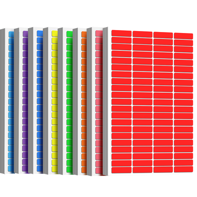 彩色不干胶标签贴！作业分类标签