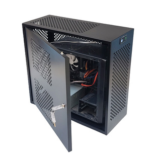 服务器工作站大电脑保密机箱主机外壳保护罩防盗安全机箱锁保密柜