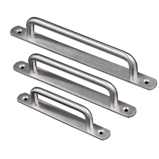 304实心不锈钢拉手衣柜门橱柜抽屉U型拉手底板明装拉手谷仓门拉手