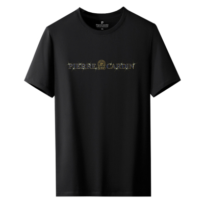 皮尔卡丹2025夏季圆领短袖t恤男