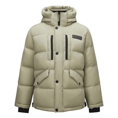 Skechers斯凯奇冬季男士保暖舒适连帽羽绒服外套L424M032/04AU