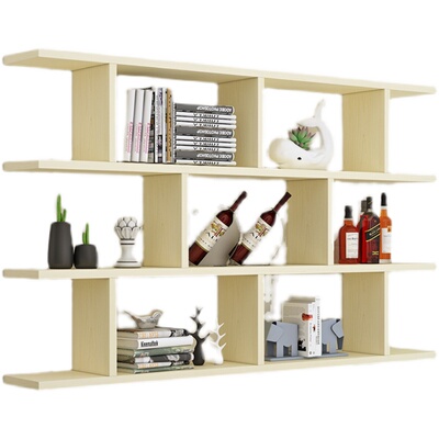 富晨鑫现代简约颗粒板墙上置物架