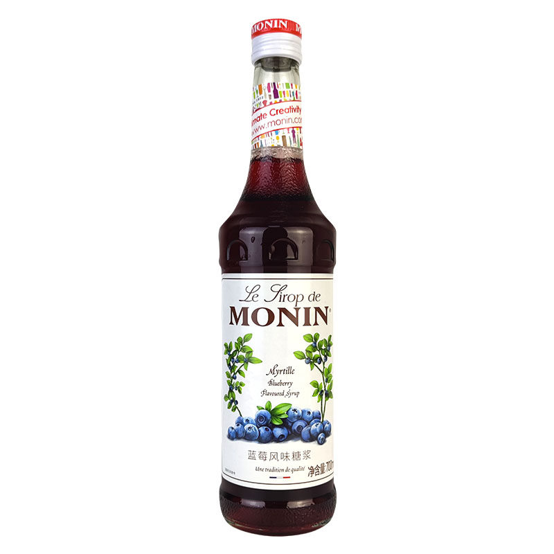 【热销】MONIN莫林蓝莓糖浆700ml