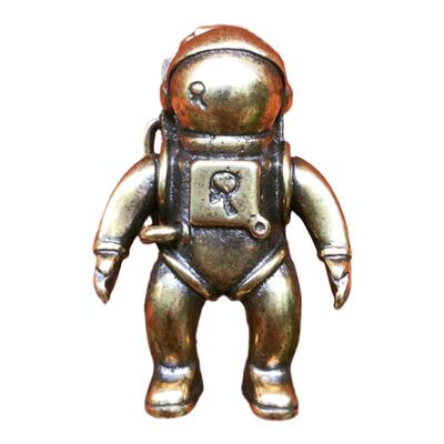 原创黄铜宇航员手工挂饰日本产