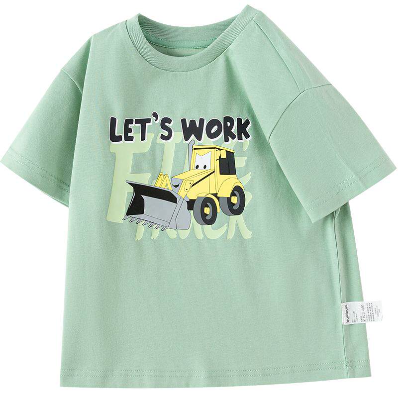 巴拉巴拉童装儿童t恤纯棉短袖上衣男童春夏装吸湿速干潮