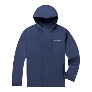 2026春夏新款哥伦比亚户外男防水防风保暖连帽单层冲锋衣XE5743