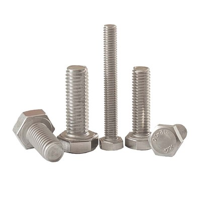 不锈钢尾部带孔外六角螺丝