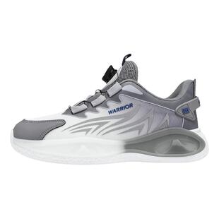 回力男鞋子春季新款初中生旋转纽扣运动鞋男款网面透气防臭跑步鞋