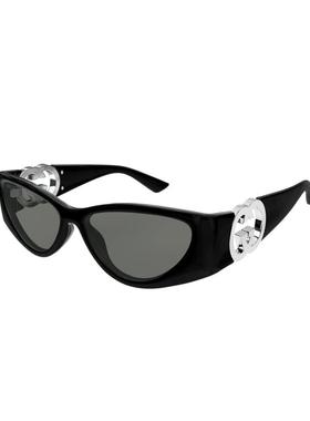 开云眼镜 古驰GUCCI猫眼男女同款全框防晒太阳镜墨镜GG1824S