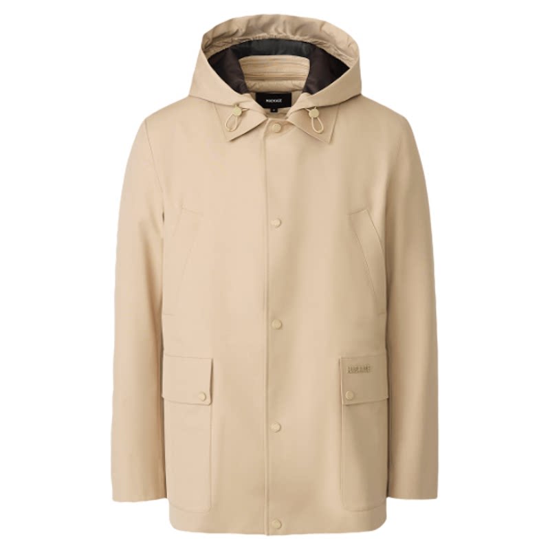 【秋冬新品】MACKAGE男士 ALEC斜纹布可拆卸羽绒服风雨衣夹克