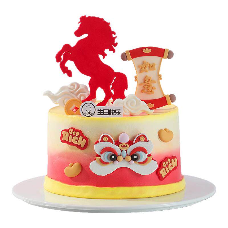CAKEBOSS新年马年生肖蛋糕