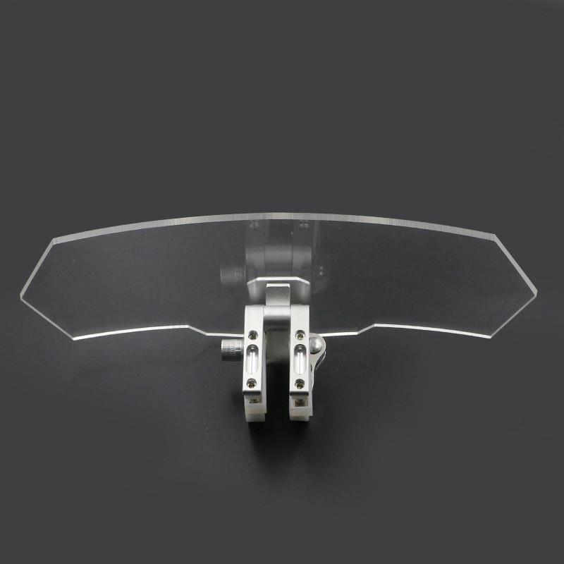 摩托车通用改装小挡风玻璃加装加高风挡