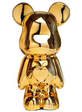 网红暴力熊酒柜装饰品小熊存钱罐