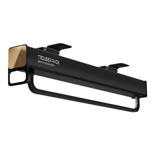 抽拉裤架衣柜内置多功能伸缩式挂衣杆裤收纳轨道阻尼裤架伸缩滑轨