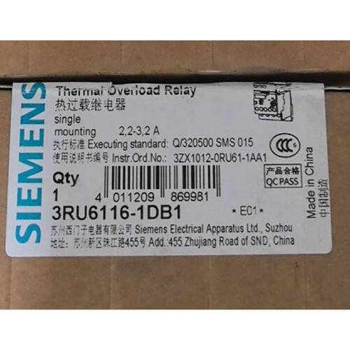 询价-3RU6116-1DB1继电器
