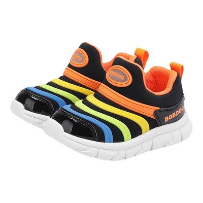 春秋款童鞋巴布豆软底男