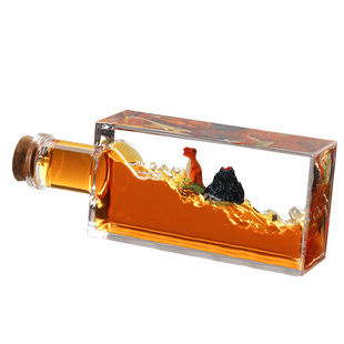 游轮游体漂流瓶桌面摆件小礼物男生生日礼品泰坦尼克号友谊小船