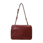 南风AH 高端系列牛皮邮差包 新年礼物红色包包女款真皮单肩斜挎包