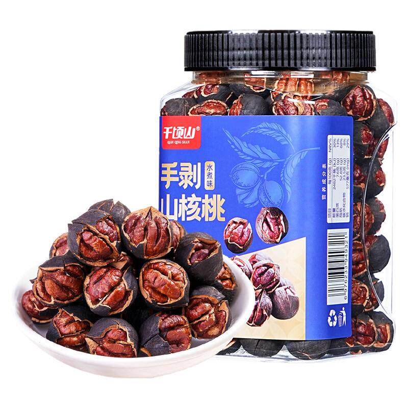 千顷山新货水煮手剥山核桃500g