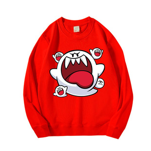 嘘嘘鬼王长袖动画周边百搭游戏个性超级玛丽Mario马里奥卫衣棉