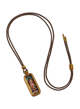 手工彩绘藏式生肖唐卡吊坠