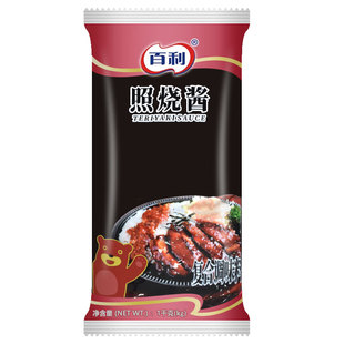 百利照烧酱1kg 商用烤肉酱章鱼小丸子烤肉拌饭炸鸡蘸酱日式调味汁