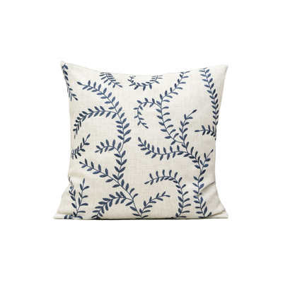 BACKTO卜凸青花抱枕法式中国风中古沙发客厅卧室靠枕套民宿样板间