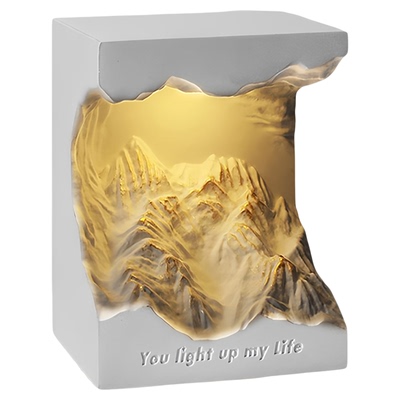 日照金山扩香石香薰灯礼盒