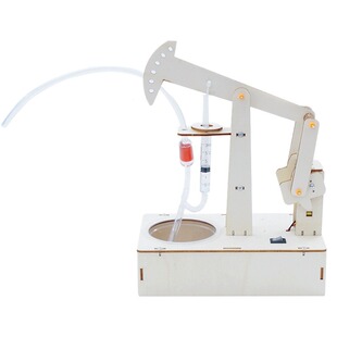 小学生手工小发明物理科学实验器材科技小制作电动油田抽油机模型