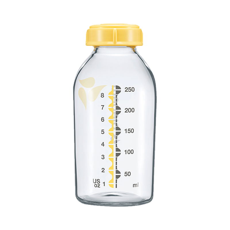 美德乐储奶瓶新生婴儿玻璃存奶罐150ml250毫升PP母乳保鲜冷冻配件