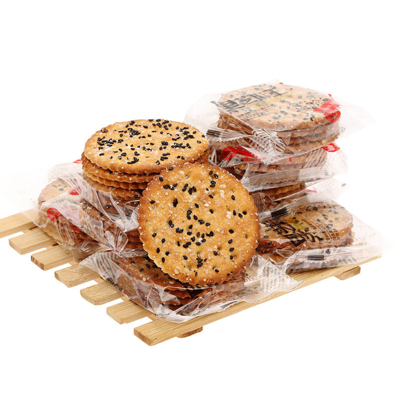 黑芝麻饼干整箱10斤老式薄脆小包装早餐8090后怀旧零食散装多口味