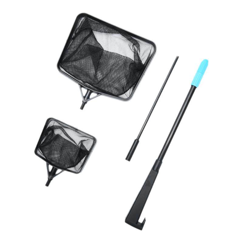 yee鱼缸捞鱼网鱼捞渔捞水族箱抄网兜方形鱼捞手抄鱼网金鱼观赏鱼