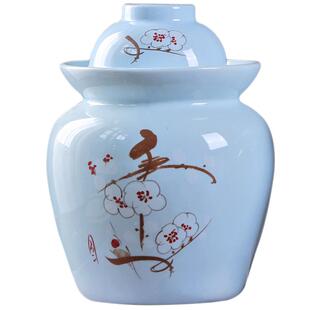 泡菜坛子陶瓷家用咸菜腌菜坛小泡菜坛景德镇储物罐密封罐泡菜罐子